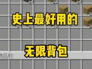 我的世界全新自定义背包物品管理方法：从入门到精通的实践指南