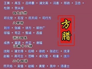 全民水浒隐藏武将全解析：探寻未被发现的英雄群像