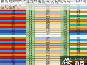 辐射避难所极速提升角色等级攻略指南：策略与技巧全解析