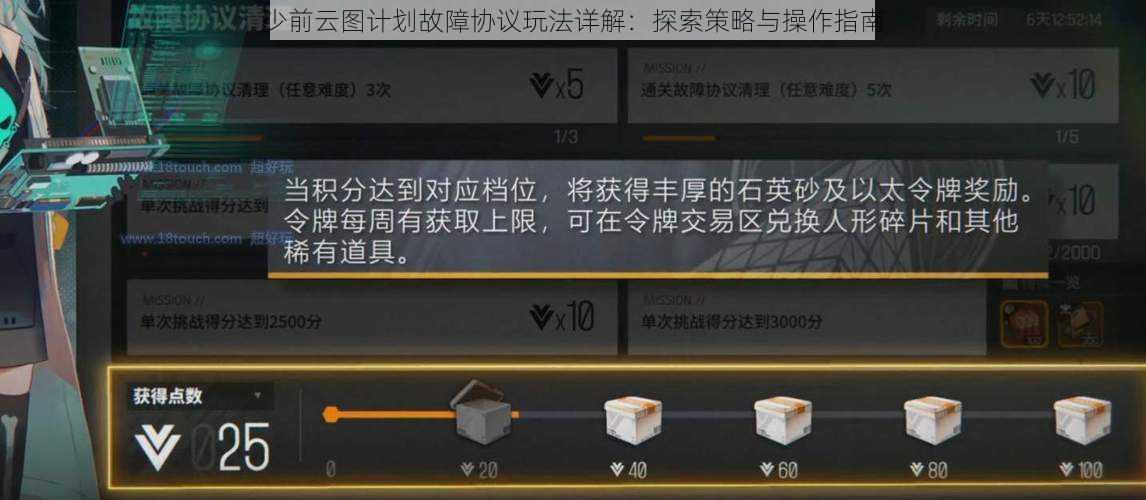 少前云图计划故障协议玩法详解：探索策略与操作指南