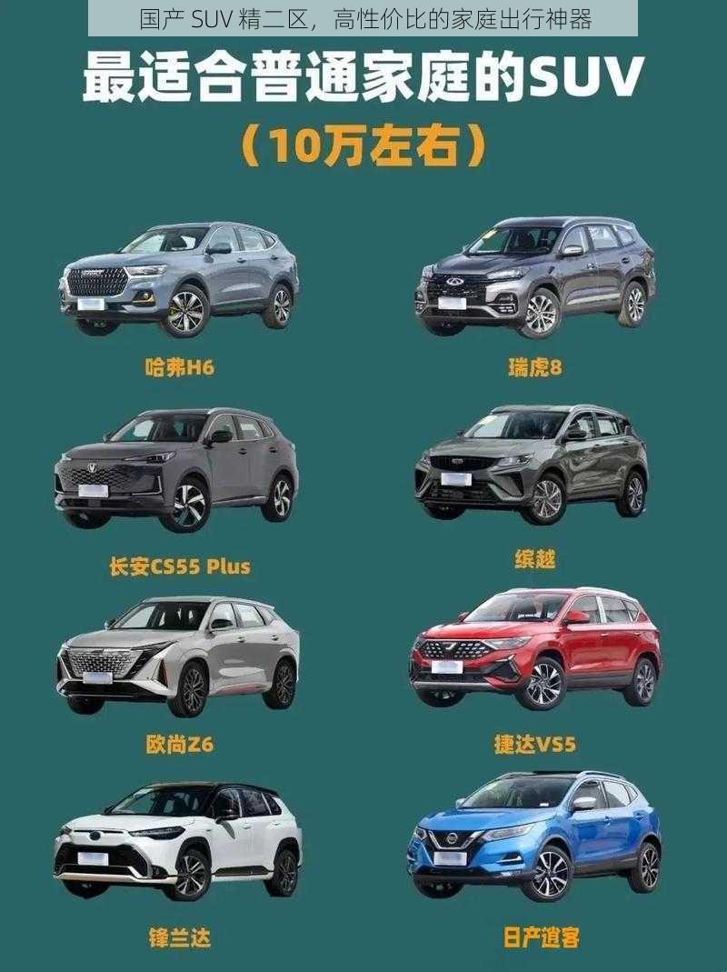 国产 SUV 精二区，高性价比的家庭出行神器