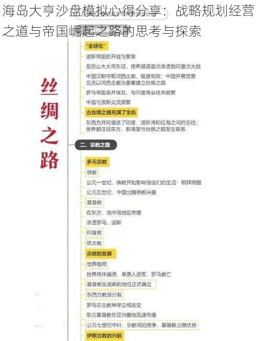 海岛大亨沙盘模拟心得分享：战略规划经营之道与帝国崛起之路的思考与探索