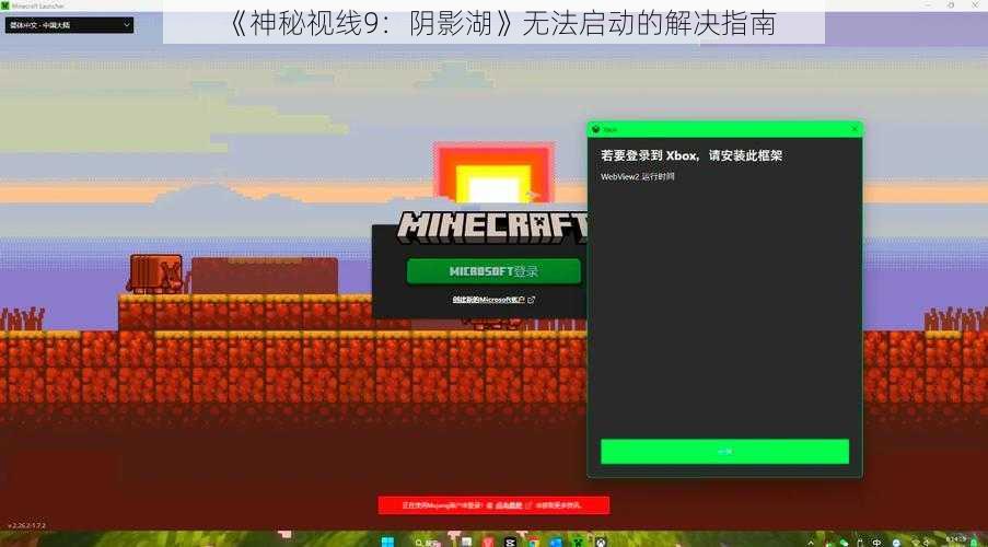 《神秘视线9：阴影湖》无法启动的解决指南
