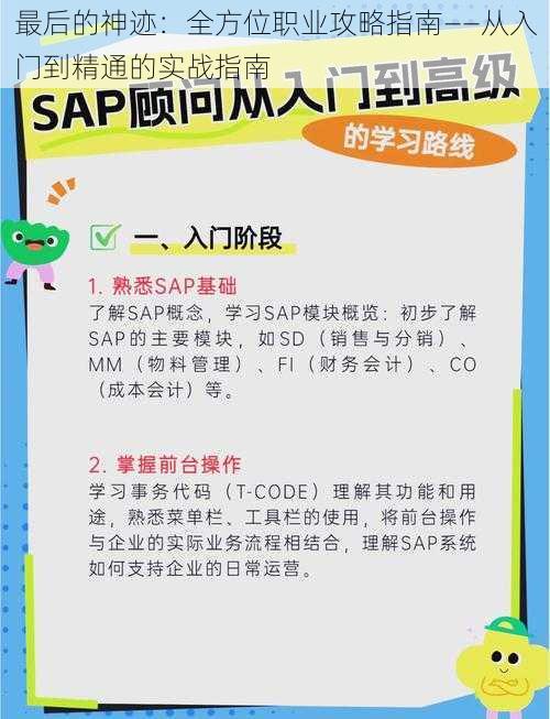 最后的神迹：全方位职业攻略指南——从入门到精通的实战指南